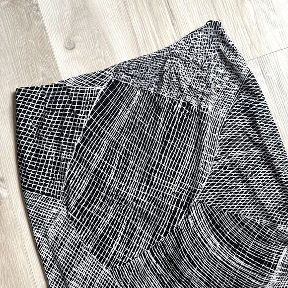 Jones Studio Separates Black & White Zip Up Skirt Size 16 - Picture 2 of 7